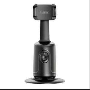Auto face tracking tripod. 360 face body phone camera mount gesture